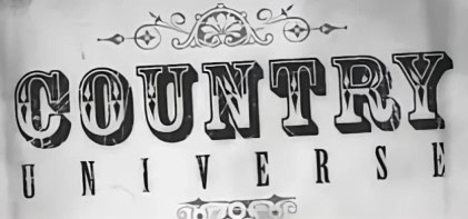 Country music radio station Jax Country 100.3 logo on a vintage style background.