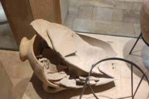 A broken vase