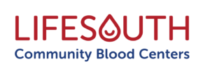 The logo for lifesouth community blood