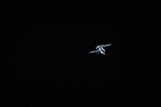 Something flying in space