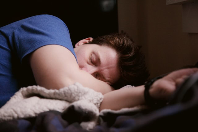 Someone taking a nap